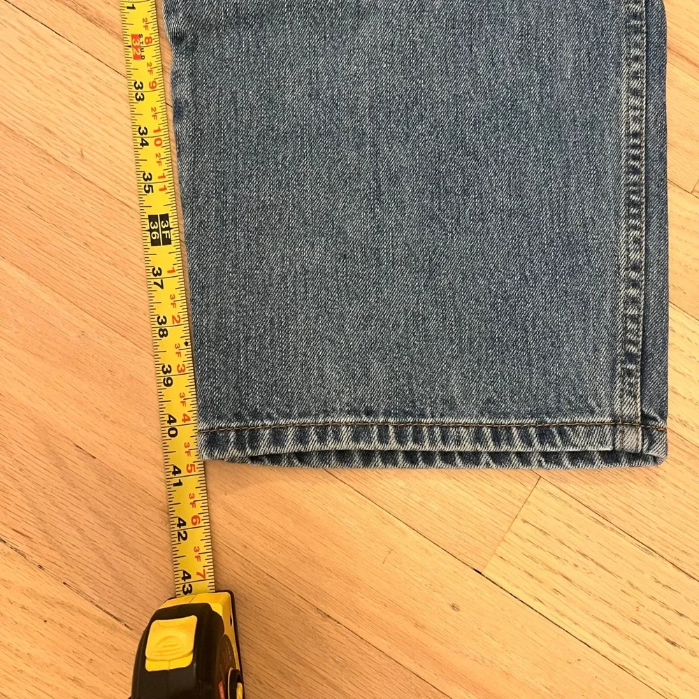 Levis 550 Relaxed Fit Mens Jeans 42x30 Medium‎ Wash Denim Cotton 550-0216 Y2K